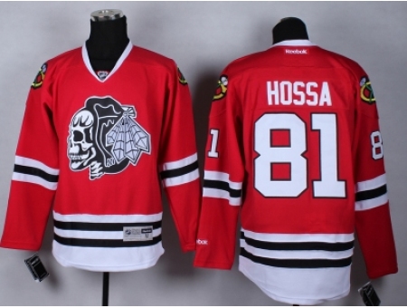 NHL Chicago Blackhawks #81 Marian Hossa Stitched red jerseys[2014 new]