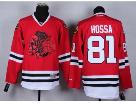 NHL Chicago Blackhawks #81 Marian Hossa Stitched red jersey[2014 new]