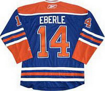 Kids Edmonton Oilers 14 Jordan Eberle Jerseys LT blue