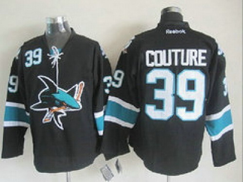 NHL Jerseys San Jose Sharks #39 couture black