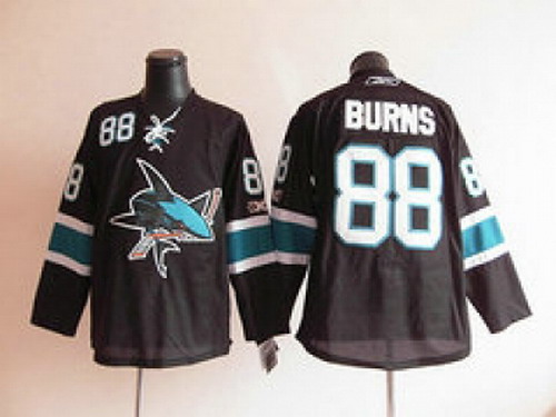 NHL Jerseys San Jose Sharks #88 burns black