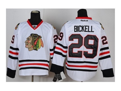 NHL Jerseys Chicago Blackhawks #29 Bickell white