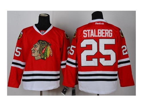 NHL Jerseys Chicago Blackhawks #25 Stalberg red