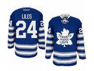 NHL Jerseys Toronto Maple Leafs #24 John-Michael Liles blue(2014 winter classic)