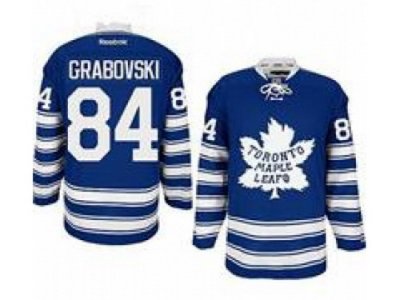 NHL Jerseys Toronto Maple Leafs #84 Mikhail Grabovski blue(2014 winter classic)