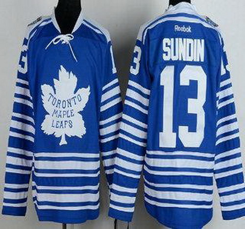 Toronto Maple Leafs 13 Mats Sundin 2014 Winter Classic Blue NHL Jersey