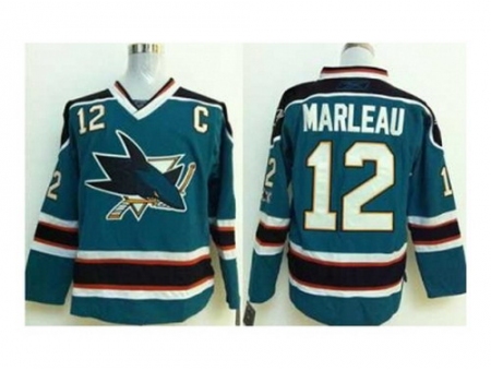 NHL Jerseys San Jose Sharks #12 Marleau blue[2014 new][patch C]