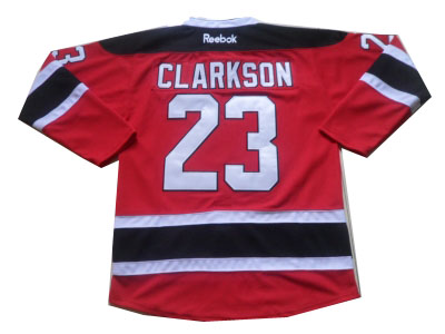 NHL Jerseys New Jersey Devils #23 Clarkson red-black Jerseys