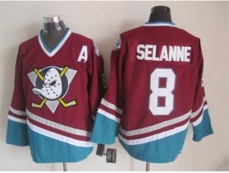 NHL Anaheim Ducks #8 Teemu Selanne red jerseys restore ancient ways