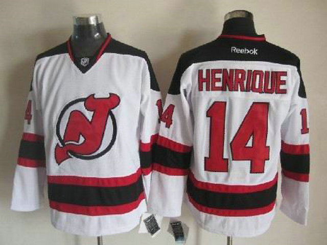 NHL Jerseys Devils #14 HENRIQUE white Jerseys