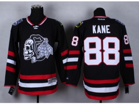 NHL Chicago Blackhawks #88 Patrick Kane Stitched black jerseys[2014 new]