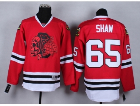 NHL Chicago Blackhawks #65 Andrew Shaw Stitched red jersey[2014 new]