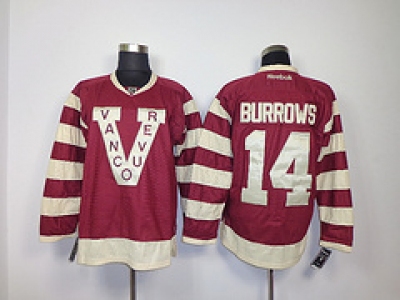 NHL Jerseys Vancouver Canucks #14 burrows red