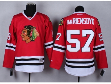 NHL chicago blackhawks #57 vanriemsdyk red jerseys[2014 new]