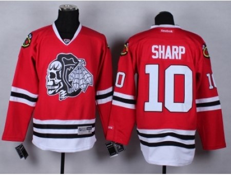 NHL chicago blackhawks #10 Patrick Sharp Stitched red jersey[2014 new]