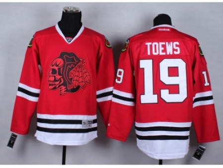 NHL Chicago Blackhawks #19 Jonathan Toews Stitched red jersey[2014 new]