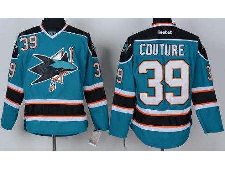 San Jose Sharks 39 Logan Couture Green NHL Jersey