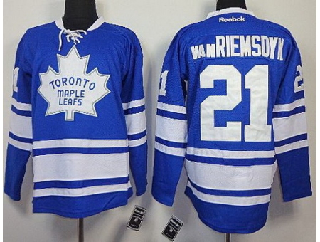 Toronto Maple Leafs 21 van Riemsdyk Blue NHL Jersey