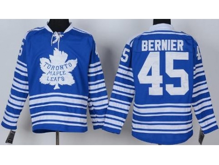 Toronto Maple Leafs 45 Jonathan Bernier 2014 Winter Classic Blue NHL Jersey