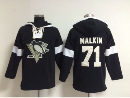 NHL Pittsburgh Penguins #71 Evgeni Malkin black jerseys[pullover hooded sweatshirt]