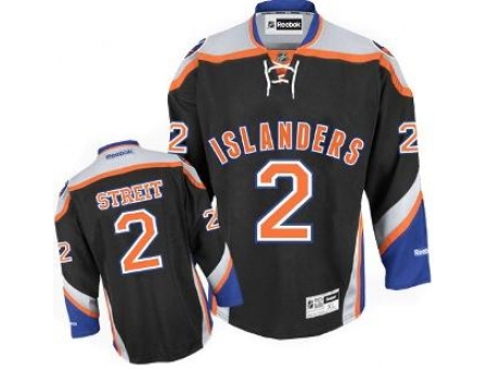 New York Islanders 2 Mark Streit Black Third NHL Jersey