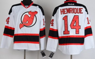 New Jersey Devils 14 Adam Henrique White Hockey NHL Jerseys