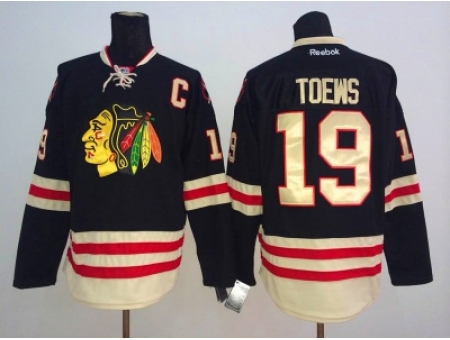 NHL chicago blackhawks #19 Jonathan Toews black jerseys(2015 new classic)