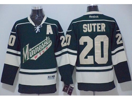 Minnesota Wild #20 Ryan Suter Green Stitched NHL Jersey