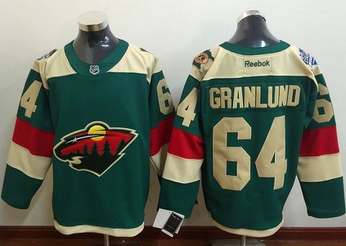 Wild #64 Mikael Granlund Green 2016 Stadium Series Stitched NHL Jersey