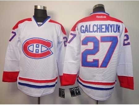 Montreal Canadiens 27 Alex Galchenyuk White NHL Jerseys