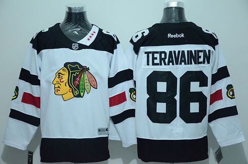 Blackhawks #86 Teuvo Teravainen White 2016 Stadium Series Stitched NHL Jersey 1834 35380