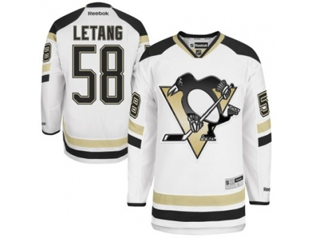 Pittsburgh Penguins Kris Letang 58# 2014 Stadium Series White Jersey