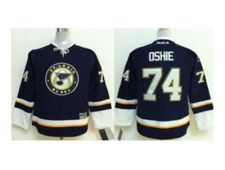 Youth NHL Jerseys St. Louis Blues #74 Oshie black