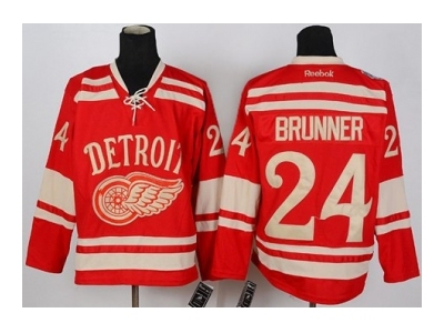 NHL Jerseys Detroit Red Wings #24 Brunner red[2014 winter classic][brunner]