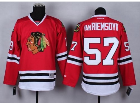 Chicago Blackhawks #57 Trevor Van Riemsdyk Red Stitched NHL Jersey