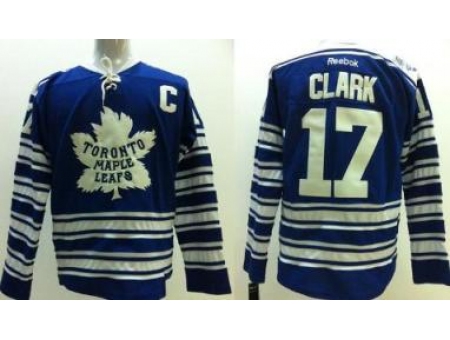 Toronto Maple Leafs 17 Wendel Clark 2014 Winter Classic Blue NHL Jersey