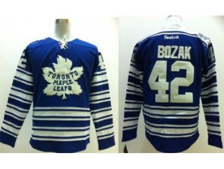 Toronto Maple Leafs 42 Tyler Bozak 2014 Winter Classic Blue NHL Jersey