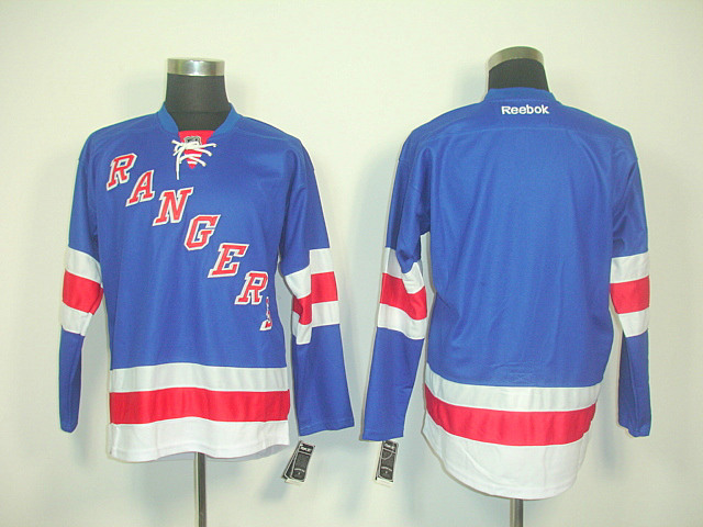 New York Rangers Blank Light Blue NHL Jersey