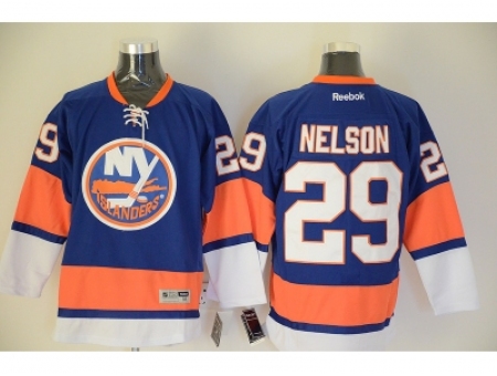 NHL New York Islanders #29 nelson blue jerseys