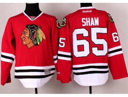 Chicago Blackhawks 65 Andrew Shaw Red Hockey NHL Jerseys