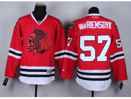 NHL chicago blackhawks #57 vanriemsdyk red jersey[2014 new]