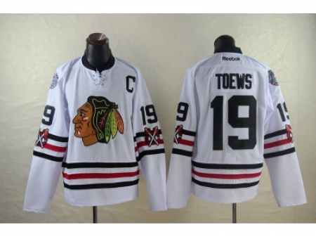 NHL Chicago Blackhawks #19 Jonathan Toews 2015 Winter Classic White Jerseys