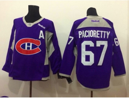 NHL Montreal Canadiens #67 Max Pacioretty purple jerseys