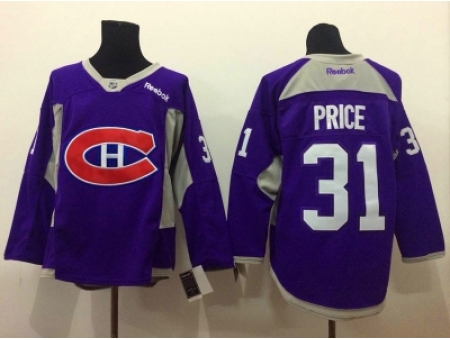 NHL Montreal Canadiens #31 Carey Price purple jerseys