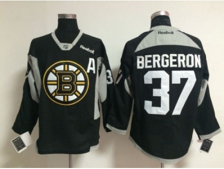 NHL Boston Bruins #37 Patrice Bergeron black jerseys