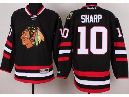 Chicago Blackhawks 10 Patrick Sharp Black 2014 Stadium Series NHL Jersey