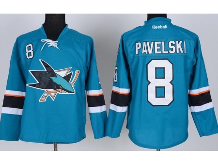 San Jose Sharks 8 Joe Pavelski Green Jersey New Style