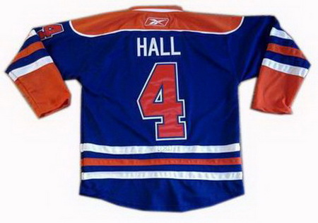 Youth kids Edmonton Oilers #4 Taylor Hall LT Blue Jerseys