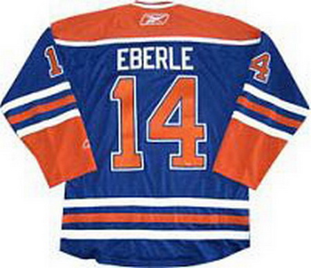 Youth Kids Edmonton Oilers #14 Jordan Eberle Jerseys LT blue