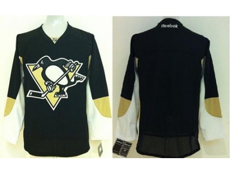 Kids Pittsburgh Penguins Black Blank NHL Jerseys